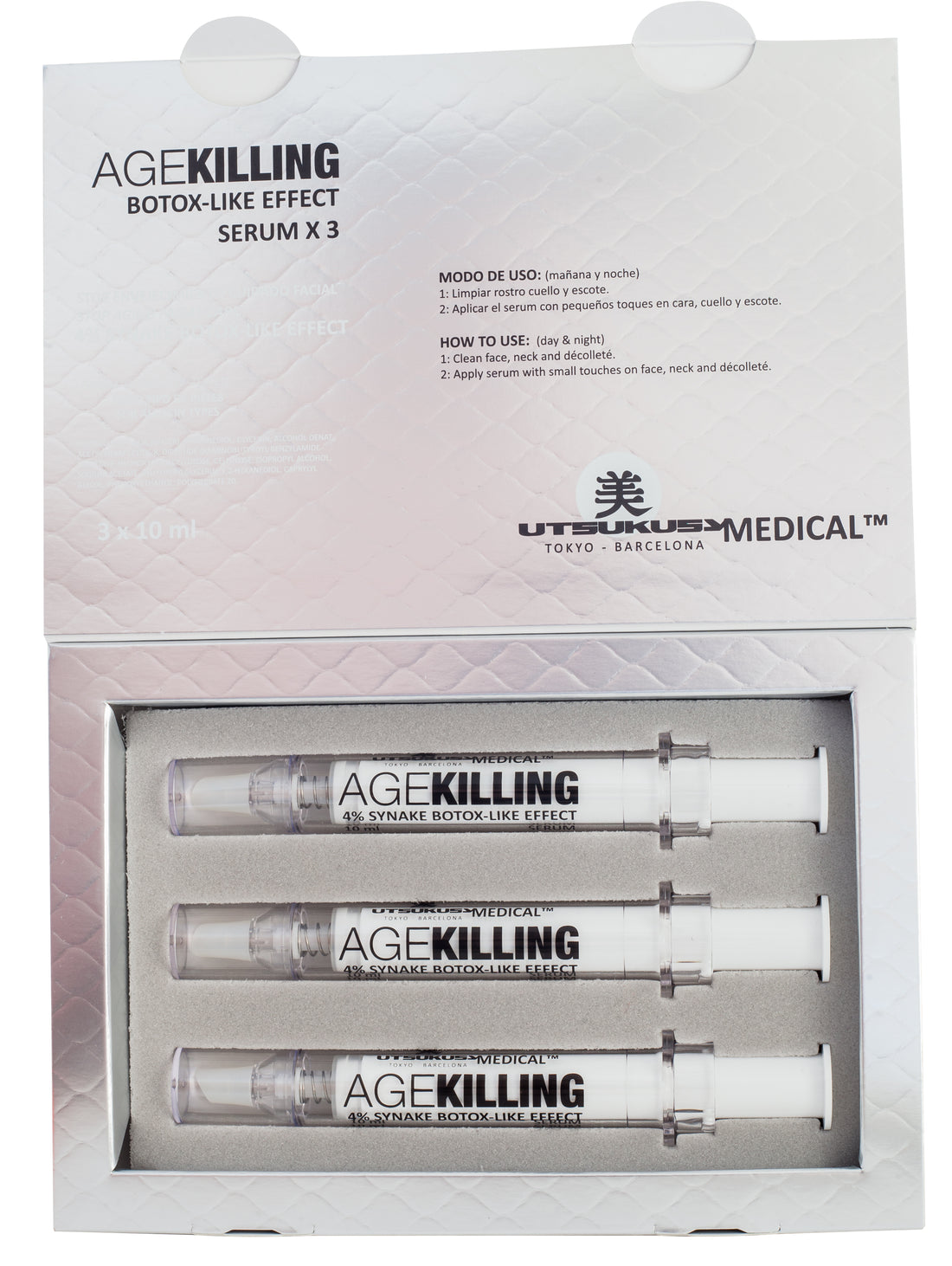 AGE KILLING SERUM KIT 3 serums  - Cyprus Utsukusy - Vilna Beauty Cyprus