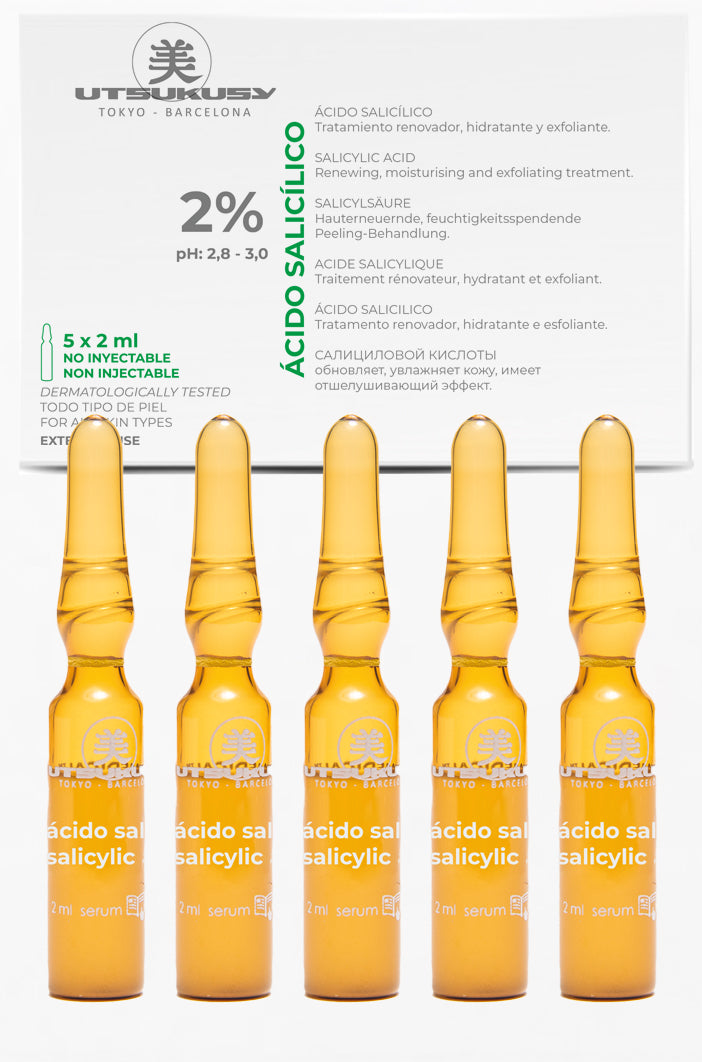 SALICYLIC ACID 2% 2ml x 5  - Cyprus Utsukusy - Vilna Beauty Cyprus