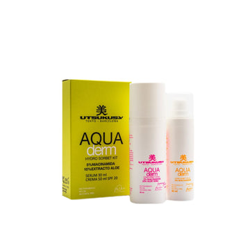 AQUA DERM HOME CARE KIT(Serum 30 ml, Cream 50 ml) - Cyprus Utsukusy - Vilna Beauty Cyprus