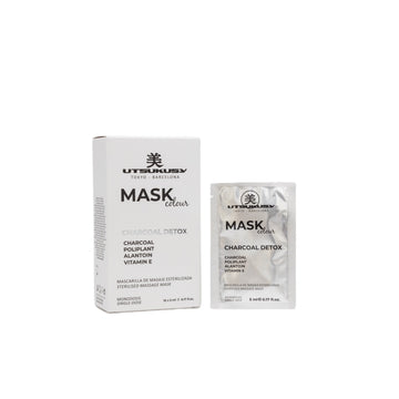 MASK COLOR. CHARCOAL DETOX/ DETOXIFICATION MASK FOR GLOWING SKIN - Cyprus Utsukusy - Vilna Beauty Cyprus