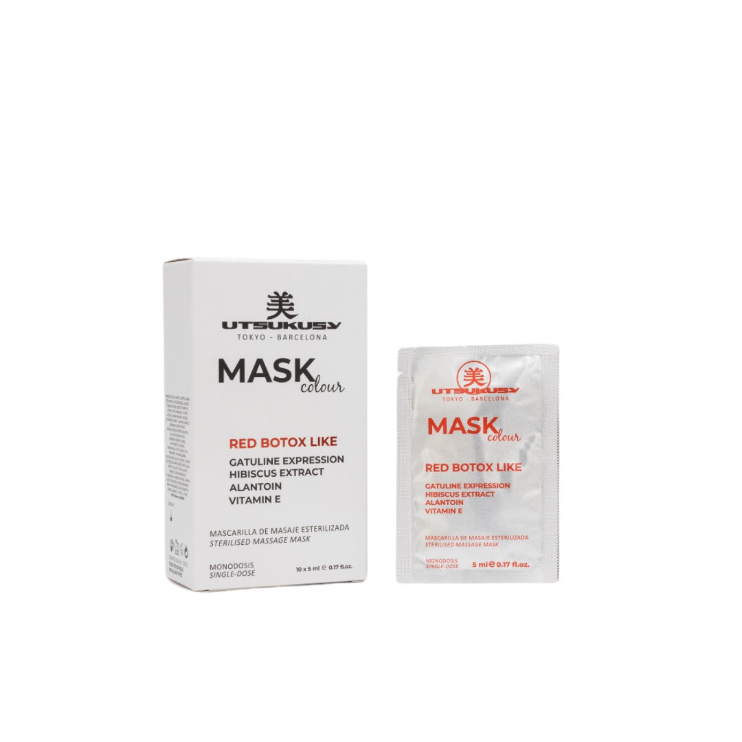 MASK COLOR. RED / ANTI-AGING INSTANT LIFTING MASK - Cyprus Utsukusy - Vilna Beauty Cyprus
